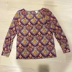 JCrew Multicolored Blouse